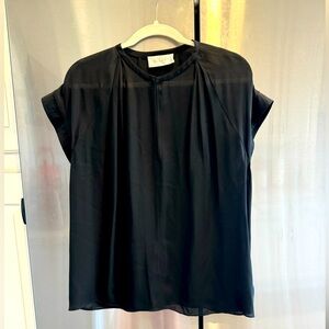 A.L.C Silk Short Sleeve Top